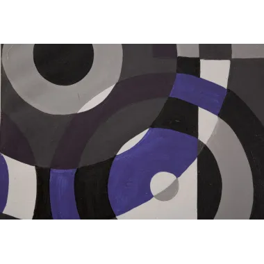 MALOWANIE NA PŁÓTNIE Z LUSTREM FIOLETOWY -B- 50x3x150 cm